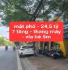 thật không thể tin nổi - mặt phố, 7 tầng, thang máy - vỉa hè 5m - 0364641141