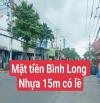 Ngộp Bank 11 tỷ Gấp Bán nhà mặt tiền đường Bình Long căn góc kinh doanh Đỉnh ko lộ giới