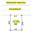 Bán đât Ông đình khoái châu diện tích 80m mặt tiền 6m đường trươc đất 6m giá đầu tư