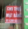 CHÍNH CHỦ CẦN CHO THUÊ MẶT BẰNG KINH DOANH Địa chỉ: số nhà 09, ngã 5 Xã Hoằng Tiến ,