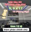 Mặt tiền Tân Quý - Tân Phú - CHDV 19 phòng 100 tr/tháng, 6 tầng, hơn 12 tỷ